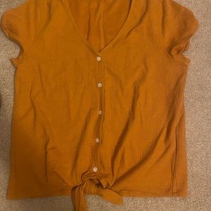 JCREW V neck short sleeve shirt